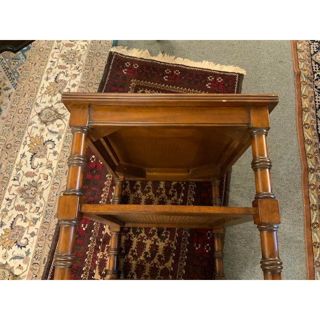 1980s Ethan Allen Tiered Side Table Chairish