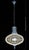 Mid-Century Modern Danish Opalescent Hobnail Glass and Brass Pendant Light For Sale - Image 3 of 13