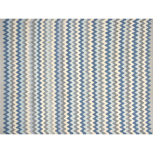 2010s Contemporary Egyptian Kilim Rug For Sale - Image 5 of 5