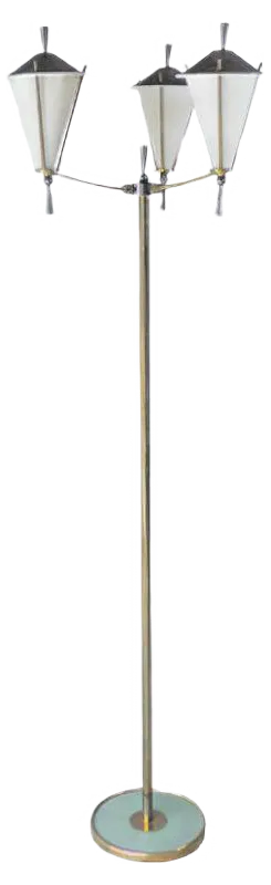 Floor Lamp with 3 Lights, 1950s