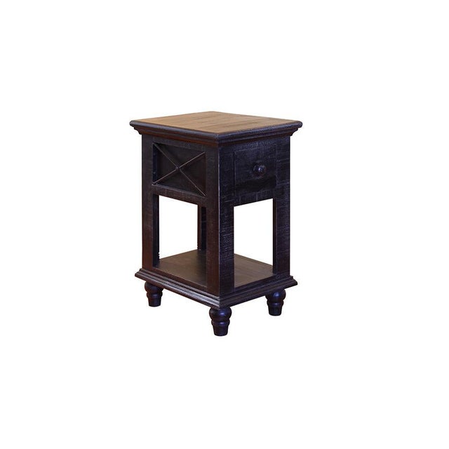 Greenview Charcoal Side Table For Sale In Chicago - Image 6 of 9