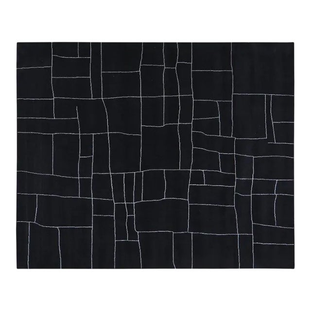 Moroccan Azilal Hand Knotted Wool Rug,10'X14' For Sale