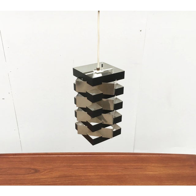 Mid-Century Dutch Star Pendant Lamp by J. J. M. Hoogervorst for Anvia For Sale - Image 16 of 18