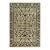 6x9 Willow Lydia Gold Classic Floral Medallion Hand Knotted Wool Carpet Rug For Sale