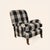 Textile Pepper Sofia Lounge Chair by Ceraudo For Sale - Image 7 of 7