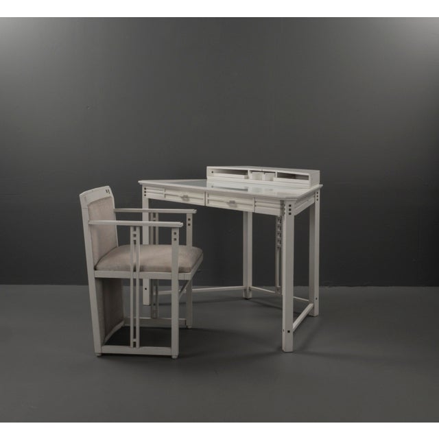 Contemporary Galaxy Series Desk and Armchair from Giorgetti, 1980s, Set of 2 For Sale - Image 3 of 18