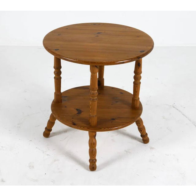 Early 20th Century Pine Cricket Table From England For Sale In Atlanta - Image 6 of 9