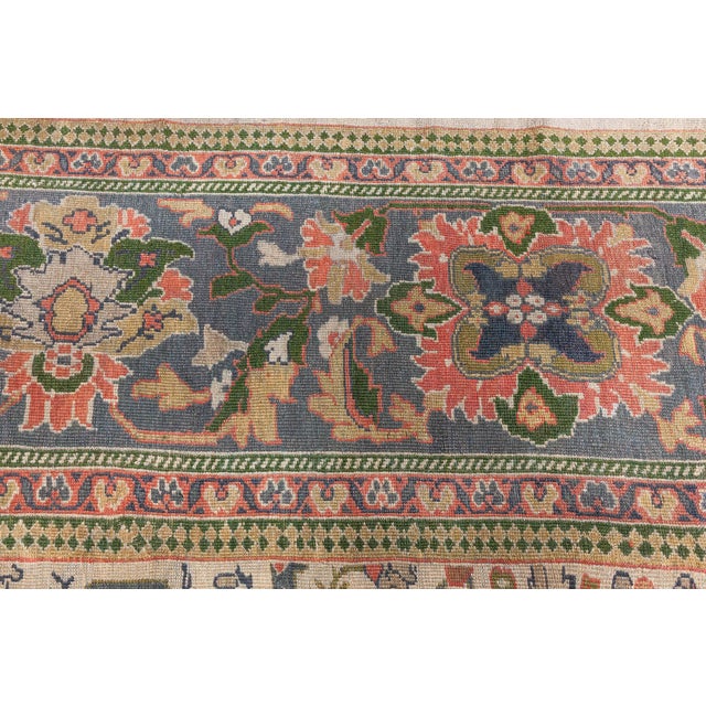 Textile Antique Persian Sultanabad Rug For Sale - Image 7 of 10