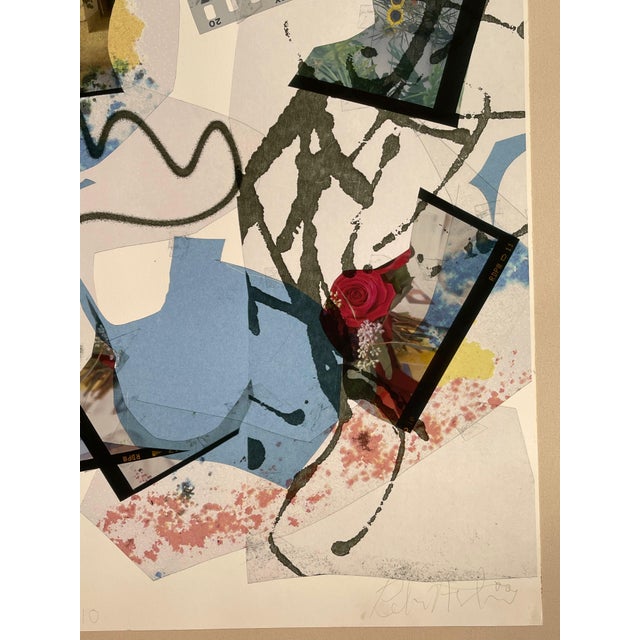 Early 21st Century ”Summer Flowers” Abstract Expressionist Photo Collage Print by Peter Astrom For Sale - Image 11 of 13