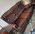 Brown Chesterfield 3-Seater Sofa in Chestnut-Coloured Leather For Sale - Image 8 of 18