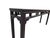 This 19th century console table is made from solid elm wood featuring a rich, dark brown lacquer finish. The long, narrow...