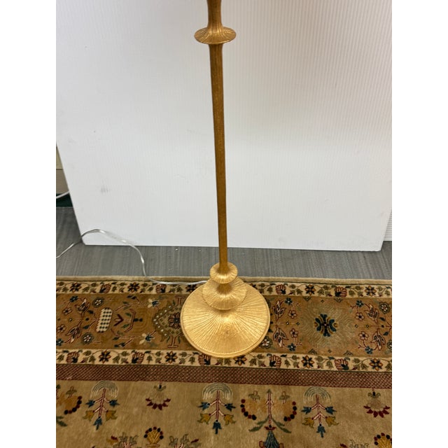 Visual Comfort Barbara Barry for Visual Comfort Lotus Floor Lamp, Gold For Sale - Image 4 of 12