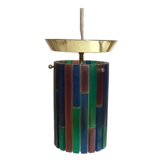 Vintage Mid Century Modern Thomas Industries Moe Light “Fiesta” Ceiling Light For Sale