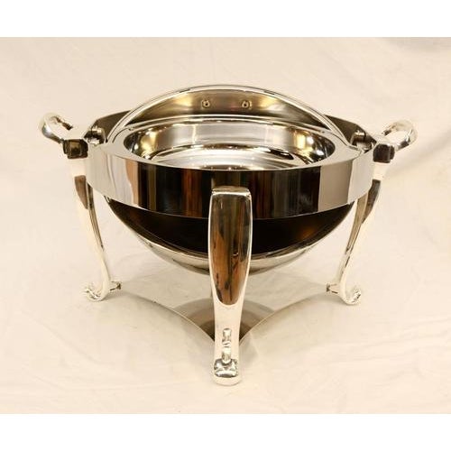 Metal Silver Plate Chafing Dish, Sheffield For Sale - Image 7 of 15