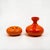 Sculptural Orange Ceramic Vases, Italy, 1970s, Set of 2 For Sale - Image 11 of 11