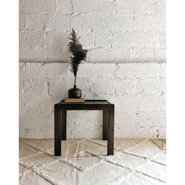 This small side table dates from the 1960s/70s and was manufactured in Germany by Winkler Möbel in the minimalist style of...
