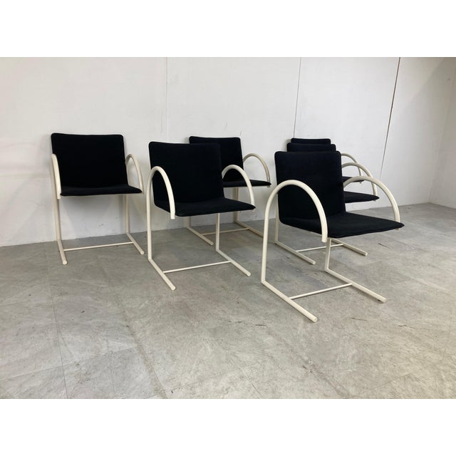 Postmodern Postmodern Cirkel Dining Chairs from Metaform, 1980s, Set of 6 For Sale - Image 3 of 16