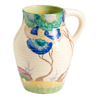 Clarice Cliff (1899-1972) "Rhodanthe" Pattern Lotus Jug For Sale