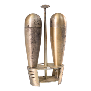 Massimo Iosa Ghini for Argenteria Merano Ogiva (Salt & Pepper) 1989 Design Milan