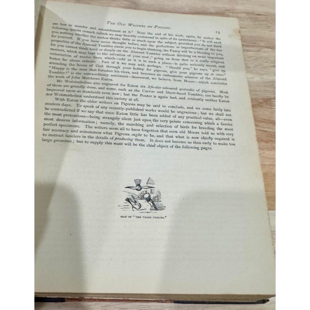Coffee Rare 1870s First Edition: The Illustrated Book of Pigeons by Robert Fulton (Cassell Petter & Galpin) Complete With All 50 Color Plates by j.w. Ludlow For Sale - Image 8 of 12
