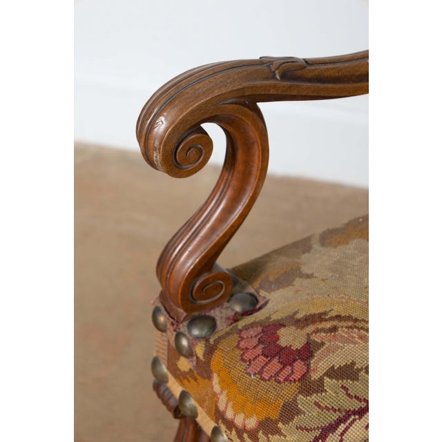 Tan 19th Century French Arm Chair For Sale - Image 8 of 8