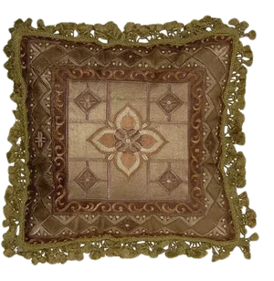 Traditional Geometric Throw Pillow