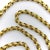 Metal Early 19th Century 14k Gold Georgian Muff Chain With Flowered Barrel Clasp For Sale - Image 7 of 9