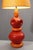Large Orange Ceramic Table Lamp by Louis Drimmer, 1980s For Sale - Image 6 of 16