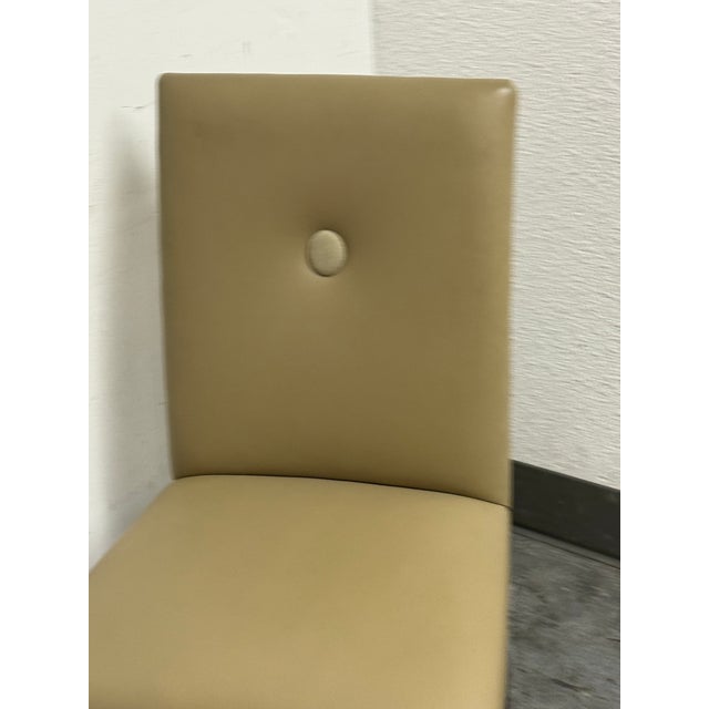 2020s Swaim Axis Leather Side Chair For Sale - Image 5 of 12