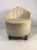 Fluted Fan Form Back Barrel Chair Designed in the 1930's Attributed To Gilbert Rohde For Herman Miller.In Original Art...
