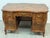 Design Plus Gallery presents an Olive Wood Pedestal Desk with an Italian Rococo Design. The desk has curved serpentine...