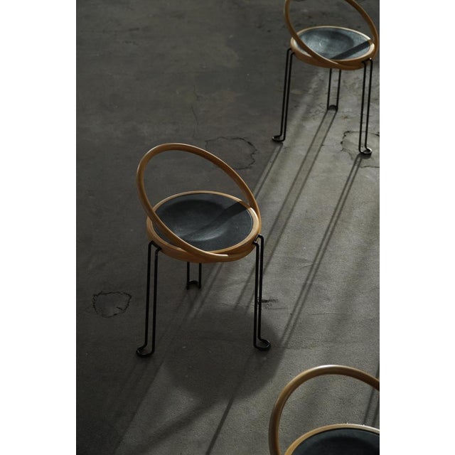 Sculptural Oblado Dining Chairs by Børge Lindau, 1970s, Set of 4 For Sale - Image 15 of 18