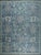 Traditional 6x9 Beautiful Oushak Blue Traditional Floral Hand Knotted Wool Carpet Rug For Sale - Image 3 of 6