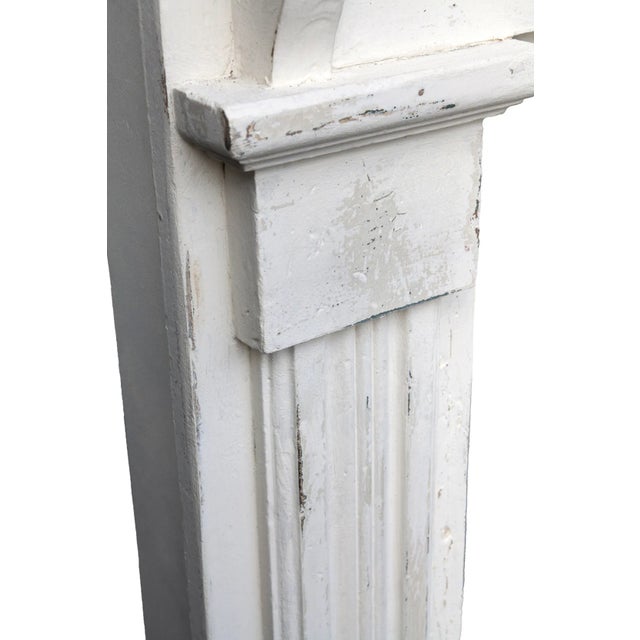 Antique Wooden Fireplace Mantle For Sale In Los Angeles - Image 6 of 12