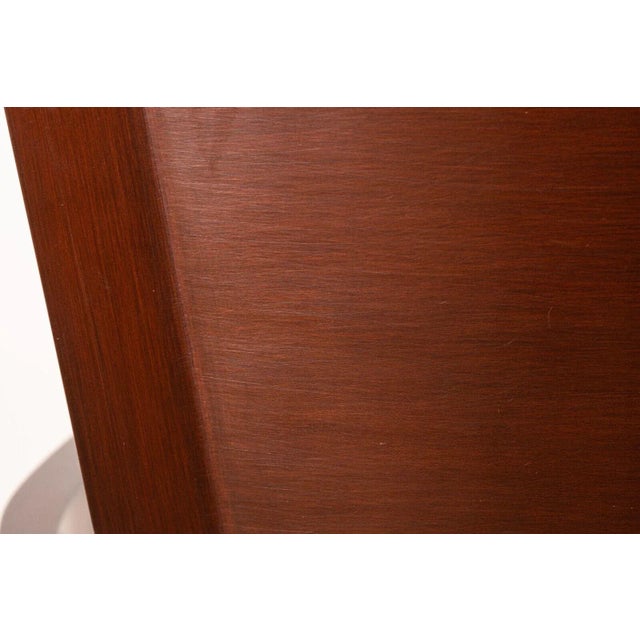 Berman Rossetti Contemporary Modern Dark Wood Armchairs - A Pair For Sale - Image 10 of 12