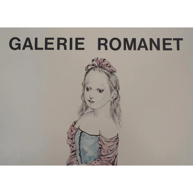 Léonard Tsuguharu Foujita, Girl with a Dress, 1975, Poster For Sale - Image 5 of 10