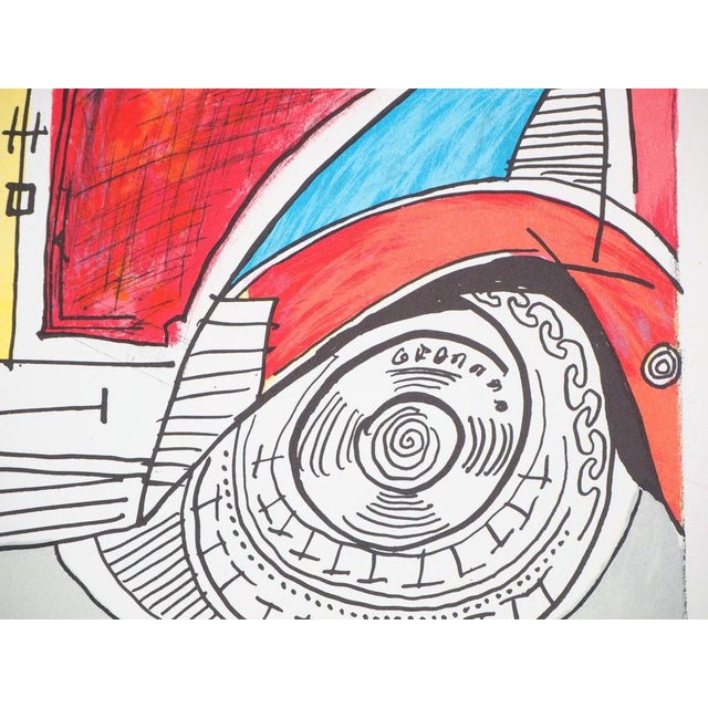 Saul Steinberg, Galerie Maeght Expo, 1977, Lithograph For Sale - Image 7 of 11