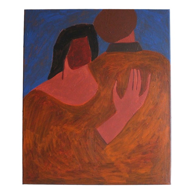 Bodasca, Near You Blue Version, 2026, Acrylic on Canvas For Sale