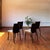 Vintage Sexy Back Wenge Finish Dining Chairs For Sale - Image 4 of 10