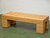 Modern Mid 20th Century Post Modern Chunky Leg Sculptural Reeded Coffee Table For Sale - Image 3 of 12