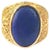 18k Gold Filigree Lapis Lazuli Ring For Sale - Image 11 of 11