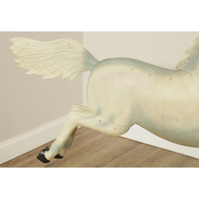 Reproduction Large Tin Horse Weathervane For Sale - Image 9 of 13