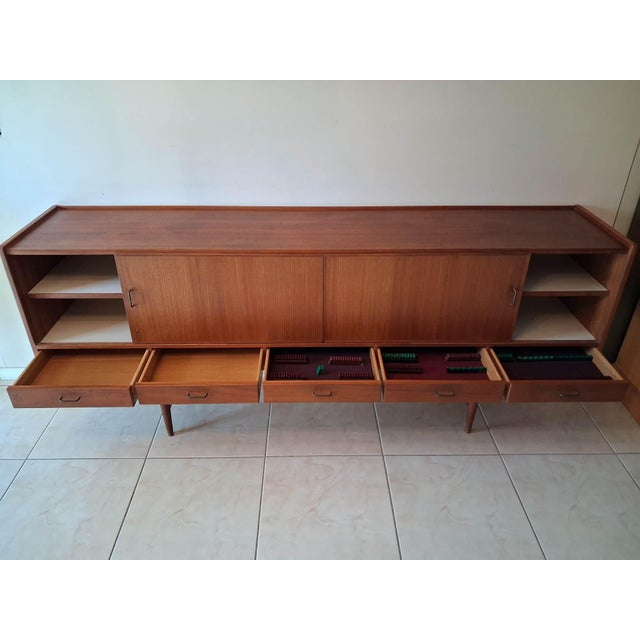 Mid-Century Modern Mid Century Scandinavian Svante Skogh Teak Credenza / Sideboard. For Sale - Image 3 of 13