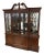 Late 20th Century Furniture Centennial Collection Flame Mahogany + Cherry Wood China Cabinet For Sale