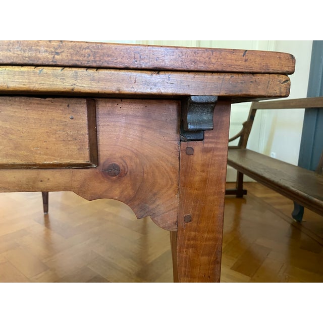 French Extendable Farmhouse Dining Table For Sale - Image 16 of 18