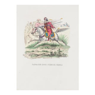 Unknown, Red Knights of D'abd-el-kader, Lithograph, 1846 For Sale