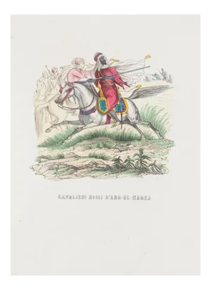 Unknown, Red Knights of D'abd-el-kader, Lithograph, 1846