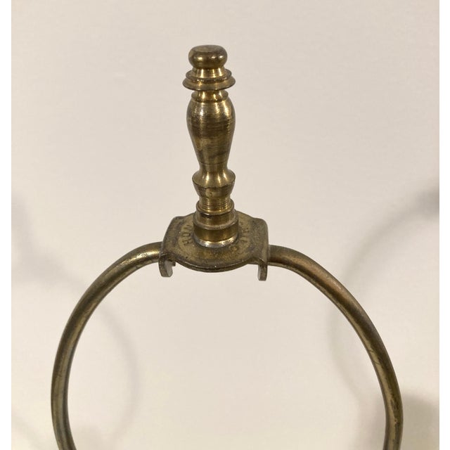 White Small 1960s Murano Glass Aventurine Ribbon Table Lamp For Sale - Image 8 of 8