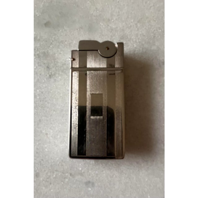 Vintage Mid Century a.s.r Ascot Chrome Pocket Lighter For Sale - Image 4 of 13