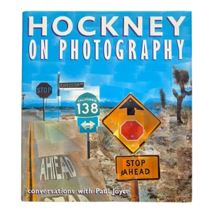 " Hockney on Photography " Vintage 1988 First Edition David Hockney Large Hardcover Pop Art Book